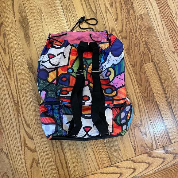 Romero Britto Pop Art Drawstring Backpack & Insulated Cooler Bag ?✨ main image 4